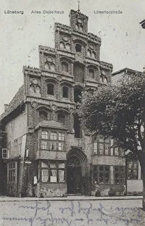 Old gabled house in Lueneburg, Lower Saxony