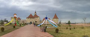 Old historic Fortress on the banks of the Dniester River