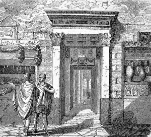 An old house in the city of Pompeii