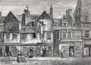 Old houses in the Cowgate, Edinburgh
