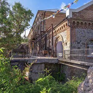 Old hydroelectric station on the Southern Bug River near the village of Migiya