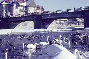 Old Isar Bridge in Bad Toelz, Marienstift