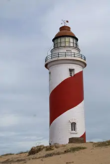 Old light house at Tiruchendur, Tamil Nadu, India