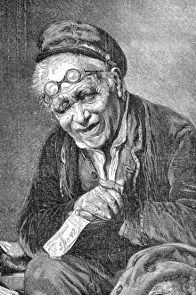 Old man with a lottery ticket, Historic
