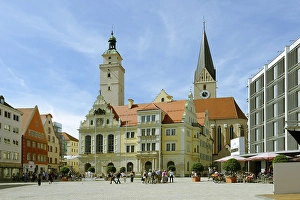 Old and New Town Hall, town hall square