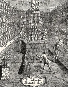 Old pharmacy, Frankfurt, Germany