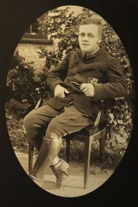 Old photograph of British army chaplain Philip Tubby Clayton