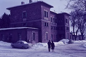 The old railway station in Bad Toelz