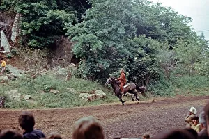 Old Shatterhand riding at a gallop in The Treasure in Silver Lake