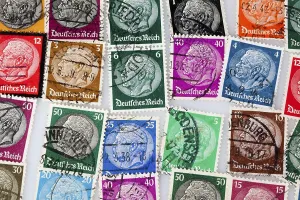 Old stamps, President of the Weimar Republic