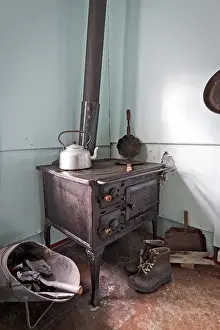 Category Scandinavia Prints: Old stove, house of the coal company