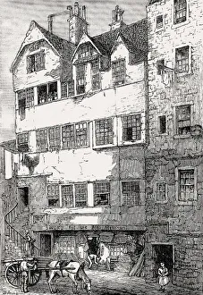Old timber-fronted house, Lawnmarket