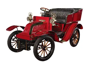 Old-timer red car type