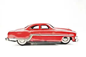 Old tin toy car
