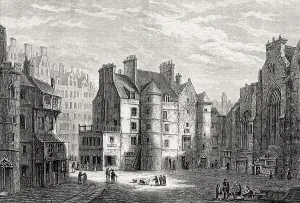 The Old Tolbooth, High Street, Royal Mile in Edinburgh