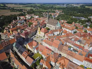 Old town of Bautzen with sights