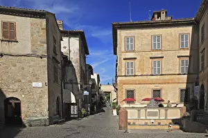 Old town centre of Bolsena, Lazio, Italy, Europe