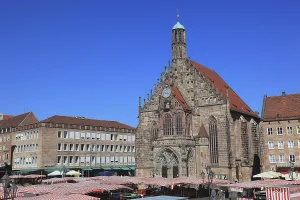 In the old town centre of Nuremberg