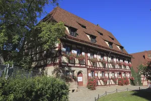 In the old town centre of Nuremberg