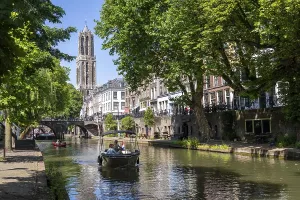 The old town centre of Utrecht