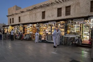 Old town of Doha, Souq Waqif, Qatar, Qatar