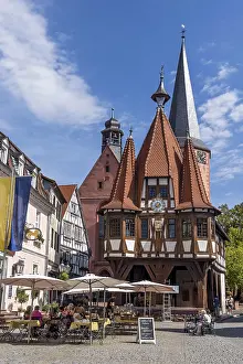 Old town hall, late medieval half-timbered building