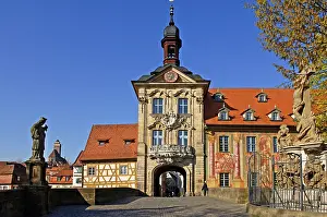 Old Town Hall with the Obere Bruecke Bridge