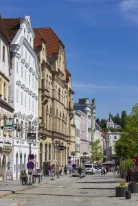 Old town, historic town houses