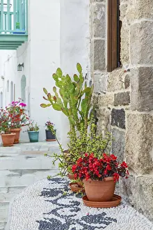 Old town house details, Mandraki