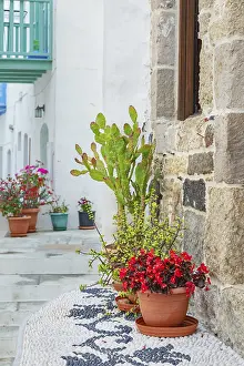 Old town house details, Mandraki