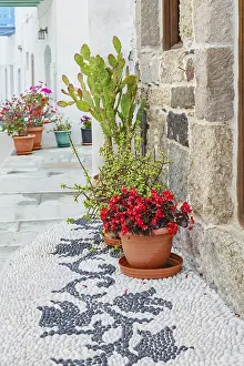 Old town house details, Mandraki