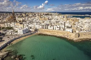 Old town of Monopoli with the cathedral
