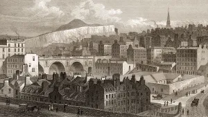 Part of the Old Town, from Princes Street