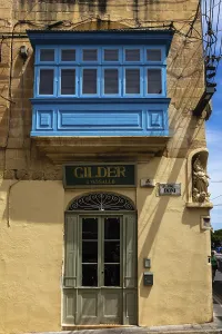 Old town of Rabat with the typical Maltese balconies