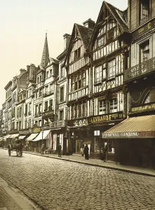 Old town, here the rue St. Pierre
