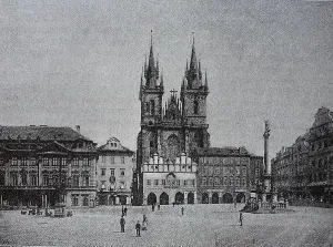 The Old Town Square in Prague, Czech Republic