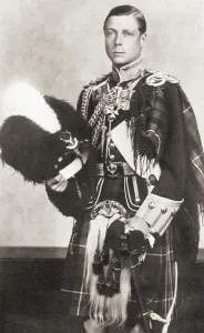 Old vintage photo of Edward VIII