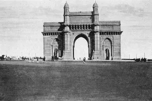 Old vintage photo of Gateway of india mumbai maharashtra India