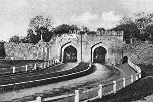 Old vintage photo of kashmere gate delhi India
