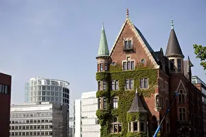 Old warehouse in the Speicherstadt district