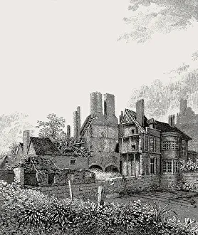 Part of old Whitehall palace, seen from the water