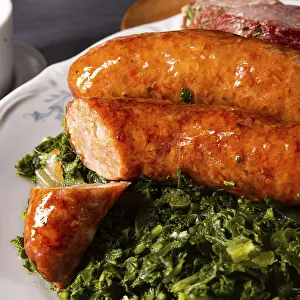 Oldenburg kale with sausage and smoked pork loin