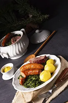 Oldenburg kale with sausage and smoked pork loin