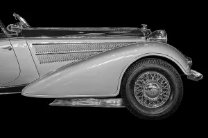 Oldtimer Detail, Auto Union, HORCH 855 special roadster