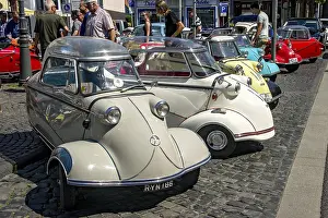 Oldtimer meeting, Vintage Messerschmitt cabin scooter FMR