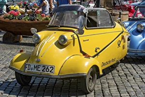Oldtimer meeting, Vintage Messerschmitt KR 200 FMR Kabinenroller Roadster