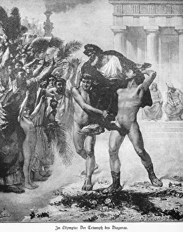 Olympia, triumph of Diagoras, victory
