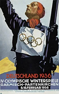 Olympic poster, the German propaganda poster for the Games