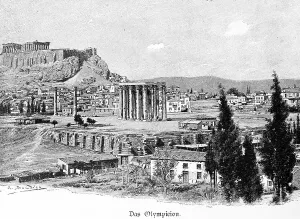 Olympieion, temple, 6th century BC