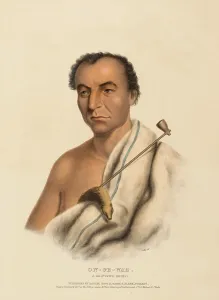 On-Ge-Wae. A Chippewa Chief (ca)